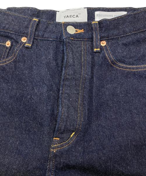 YAECA（ヤエカ）YAECA (ヤエカ) ワイドテーパードデニムパンツ インディゴ サイズ:SIZE30の古着・服飾アイテム