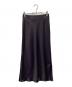 IENA（イエナ）の古着「ダブルサテンスカート」｜ブラック