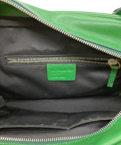 JIL SANDER NAVY（ジルサンダー ネイビー）JIL SANDER NAVY (ジルサンダー ネイビー) 2WAYボストンバッグ グリーンの古着・服飾アイテム