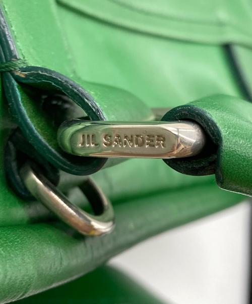 JIL SANDER NAVY（ジルサンダー ネイビー）JIL SANDER NAVY (ジルサンダー ネイビー) 2WAYボストンバッグ グリーンの古着・服飾アイテム