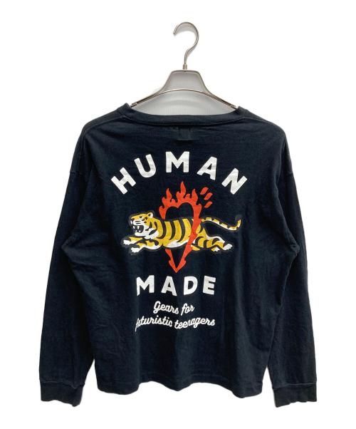 HUMAN MADE（ヒューマンメイド）HUMAN MADE (ヒューマンメイド) Graphic L/S T-Shirt ブラック サイズ:Lの古着・服飾アイテム
