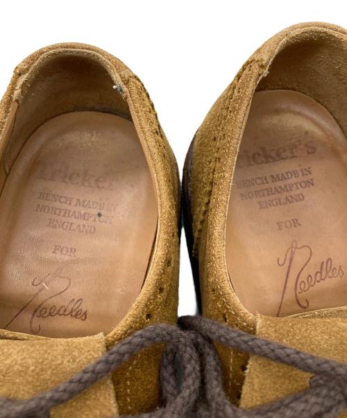 Tricker's（トリッカーズ）Tricker's (トリッカーズ) Needles (ニードルズ) 別注ギリーシューズデザインドレスシューズ ブラウン サイズ:8の古着・服飾アイテム