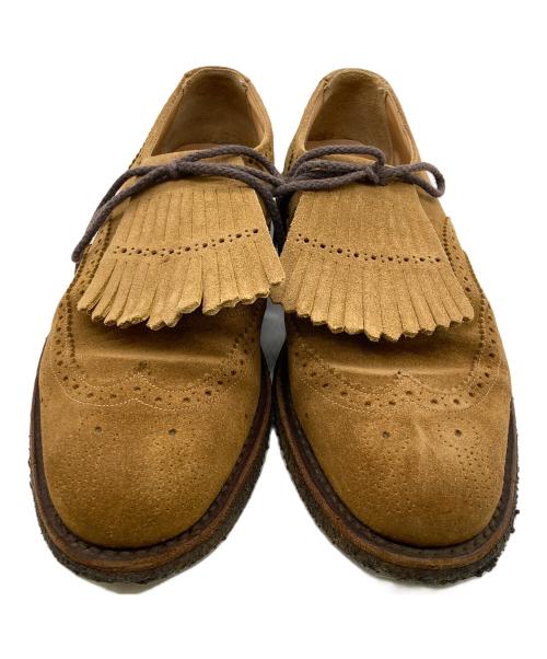 Tricker's（トリッカーズ）Tricker's (トリッカーズ) Needles (ニードルズ) 別注ギリーシューズデザインドレスシューズ ブラウン サイズ:8の古着・服飾アイテム