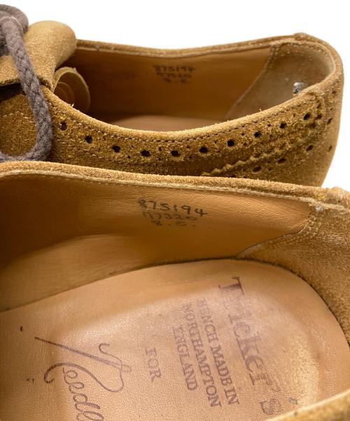 Tricker's（トリッカーズ）Tricker's (トリッカーズ) Needles (ニードルズ) 別注ギリーシューズデザインドレスシューズ ブラウン サイズ:8の古着・服飾アイテム