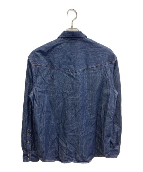 DIESEL（ディーゼル）DIESEL (ディーゼル) d-ocean western shirt インディゴ サイズ:Mの古着・服飾アイテム