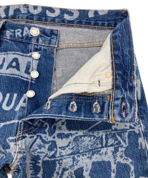 LEVI'S PReMIUM（リーバイス プレミアム）LEVI'S PReMIUM (リーバイスプレミアム) 501 レーザープリント デニムパンツ インディゴ サイズ:76cm (W30)の古着・服飾アイテム