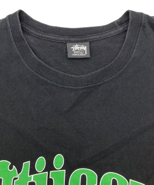 stussy（ステューシー）stussy (ステューシー) soda tee ブラック サイズ:Lの古着・服飾アイテム