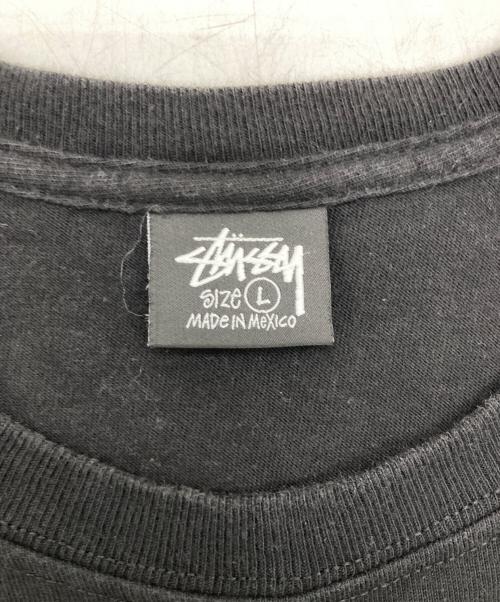 stussy（ステューシー）stussy (ステューシー) soda tee ブラック サイズ:Lの古着・服飾アイテム