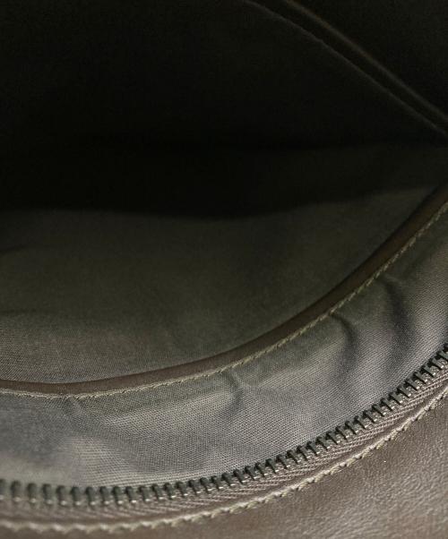 BOTTEGA VENETA（ボッテガベネタ）BOTTEGA VENETA (ボッテガベネタ) イントレチャート レザーショルダーバック ブラウンの古着・服飾アイテム
