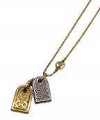 LOUIS VUITTONルイ ヴィトン）の古着「コリエプレシャスナノグラムネックレス」｜ゴールド×シルバー