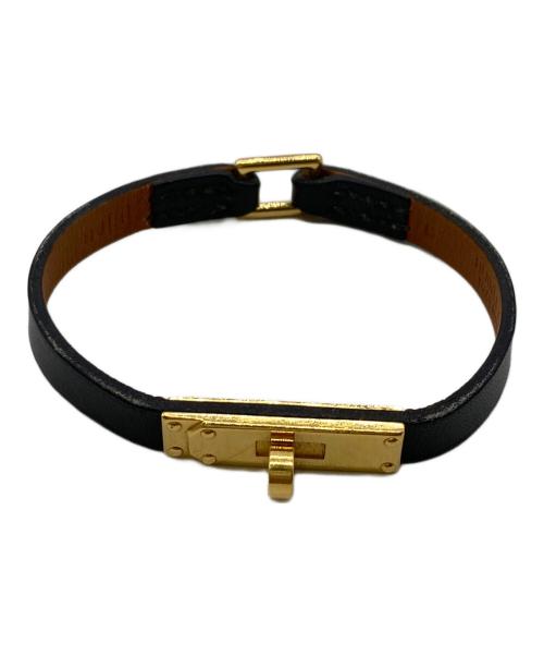 HERMES（エルメス）HERMES (エルメス) マイクロケリー ブレスレット ブラックの古着・服飾アイテム
