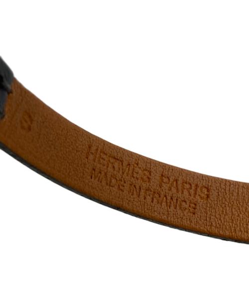 HERMES（エルメス）HERMES (エルメス) マイクロケリー ブレスレット ブラックの古着・服飾アイテム