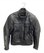 DUCATIドゥカティ）の古着「モーターサイクルレザージャケット」｜ブラック