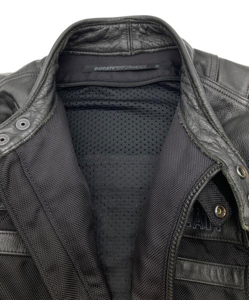DUCATI（ドゥカティ）DUCATI (ドゥカティ) モーターサイクルレザージャケット ブラック サイズ:Mの古着・服飾アイテム