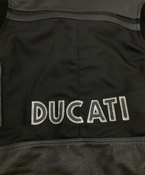 DUCATI（ドゥカティ）DUCATI (ドゥカティ) モーターサイクルレザージャケット ブラック サイズ:Mの古着・服飾アイテム