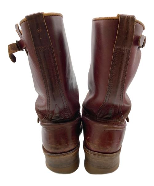 ADDICT CLOTHES（アディクト クローズ）ADDICT CLOTHES (アディクト クローズ) エンジニアブーツ バーガンディー サイズ:7 1/2の古着・服飾アイテム