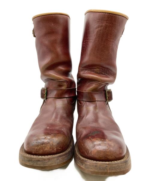 ADDICT CLOTHES（アディクト クローズ）ADDICT CLOTHES (アディクト クローズ) エンジニアブーツ バーガンディー サイズ:7 1/2の古着・服飾アイテム