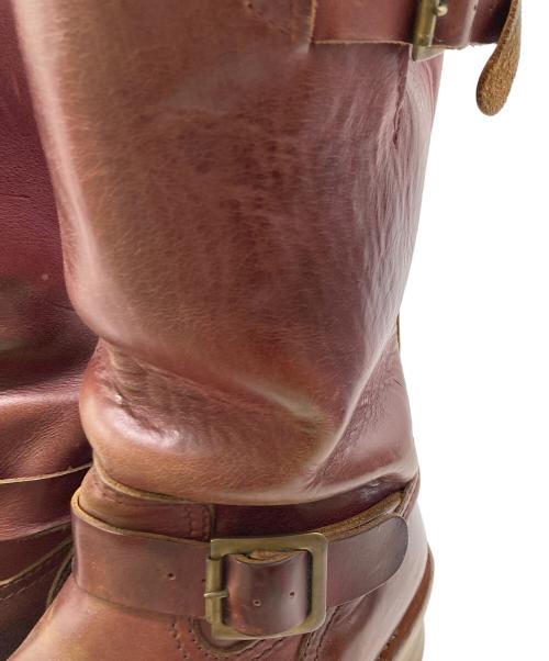 ADDICT CLOTHES（アディクト クローズ）ADDICT CLOTHES (アディクト クローズ) エンジニアブーツ バーガンディー サイズ:7 1/2の古着・服飾アイテム