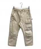 CarHarttカーハート）の古着「ダブルニー ペインターパンツ【USA製】」｜アイボリー