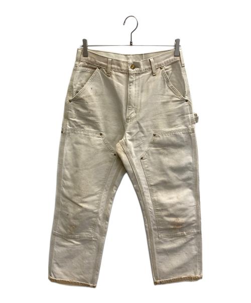 CarHartt（カーハート）CarHartt (カーハート) ダブルニー ペインターパンツ【USA製】 アイボリー サイズ:31/30の古着・服飾アイテム