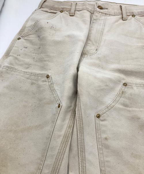 CarHartt（カーハート）CarHartt (カーハート) ダブルニー ペインターパンツ【USA製】 アイボリー サイズ:31/30の古着・服飾アイテム