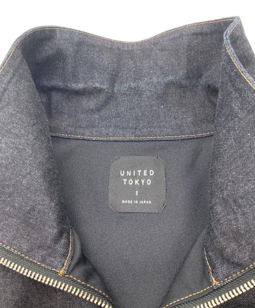 UNITED TOKYO（ユナイテッドトーキョー）UNITED TOKYO (ユナイテッドトーキョー) スタンドデニムブルゾン インディゴ サイズ:2の古着・服飾アイテム