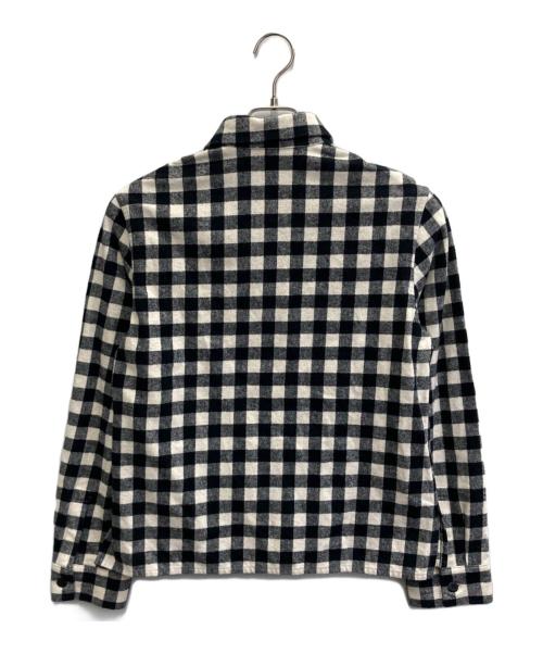 LIMI feu（リミフゥ）LIMI feu (リミフゥ) チェックネルシャツ ホワイト×ブラック サイズ:Sの古着・服飾アイテム