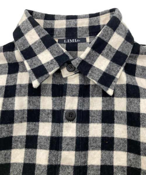 LIMI feu（リミフゥ）LIMI feu (リミフゥ) チェックネルシャツ ホワイト×ブラック サイズ:Sの古着・服飾アイテム