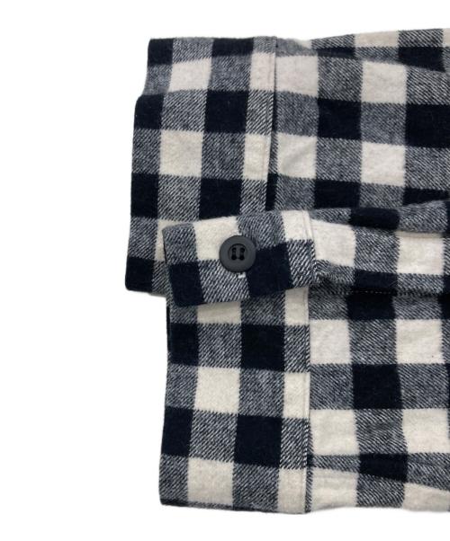 LIMI feu（リミフゥ）LIMI feu (リミフゥ) チェックネルシャツ ホワイト×ブラック サイズ:Sの古着・服飾アイテム