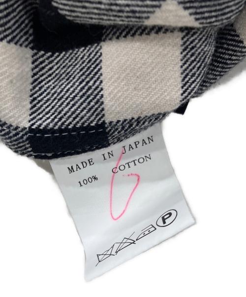 LIMI feu（リミフゥ）LIMI feu (リミフゥ) チェックネルシャツ ホワイト×ブラック サイズ:Sの古着・服飾アイテム