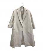 ebureエブール）の古着「ウールボンディングチェスターコート」｜ベージュ