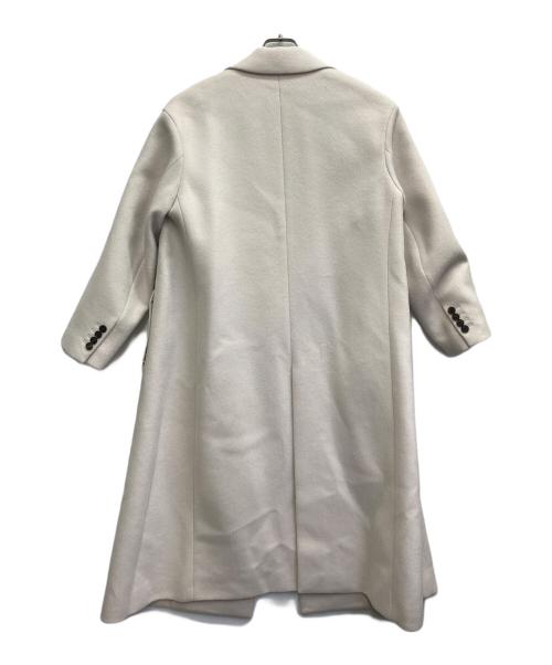 ebure（エブール）EBURE (エブール) ウールボンディングチェスターコート ベージュ サイズ:36の古着・服飾アイテム