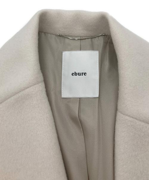 ebure（エブール）EBURE (エブール) ウールボンディングチェスターコート ベージュ サイズ:36の古着・服飾アイテム