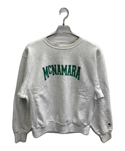 Champion（チャンピオン）Champion (チャンピオン) Premium Reverse Weave Print Sweat グレー サイズ:Mの古着・服飾アイテム