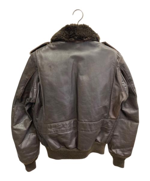 Schott（ショット）Schott (ショット) 184SM A-2 Flight Jacket【USA製】 ブラウン サイズ:38の古着・服飾アイテム
