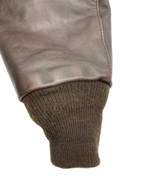 Schott（ショット）Schott (ショット) 184SM A-2 Flight Jacket【USA製】 ブラウン サイズ:38の古着・服飾アイテム