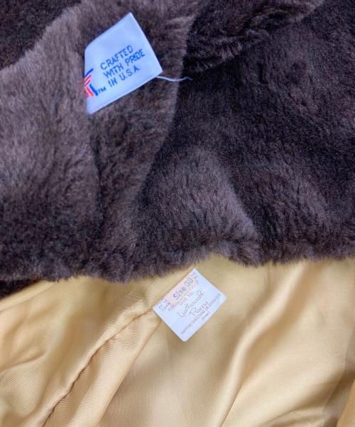 Schott（ショット）Schott (ショット) 184SM A-2 Flight Jacket【USA製】 ブラウン サイズ:38の古着・服飾アイテム