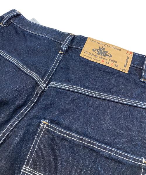 PNB NATION（ピーエヌビーネイション）PNB NATION (ピーエヌビーネイション) ペインターパンツ インディゴ サイズ: W34×L32の古着・服飾アイテム