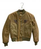 Pherrow'sフェローズ）の古着「B-15フライトジャケット」｜グリーン