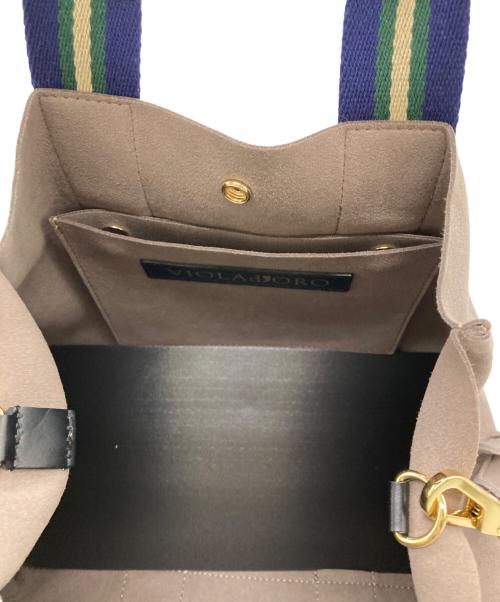 VIOLAd'ORO（ヴィオラドーロ）VIOLAd'ORO (ヴィオラドーロ) 2WAYバッグ ブラウンの古着・服飾アイテム
