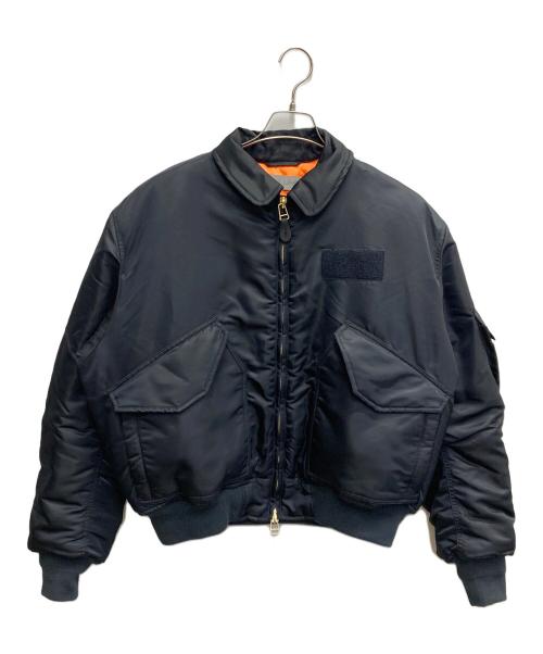 CAHLUMN（カウラム）CAHLUMN (カウラム) Magazine Pocket Flight Jacket ブラック サイズ:Mの古着・服飾アイテム