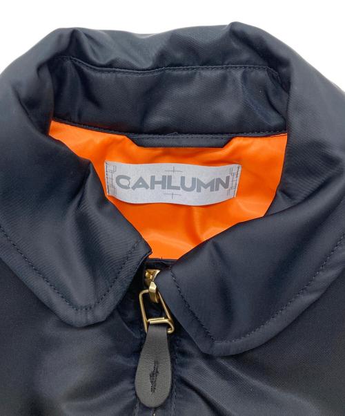 CAHLUMN（カウラム）CAHLUMN (カウラム) Magazine Pocket Flight Jacket ブラック サイズ:Mの古着・服飾アイテム