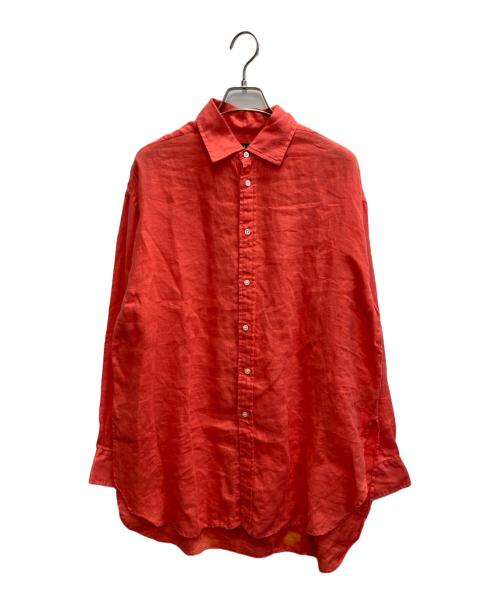 POLO RALPH LAUREN（ポロ・ラルフローレン）POLO RALPH LAUREN (ポロ・ラルフローレン) リネンシャツ レッド サイズ:14の古着・服飾アイテム