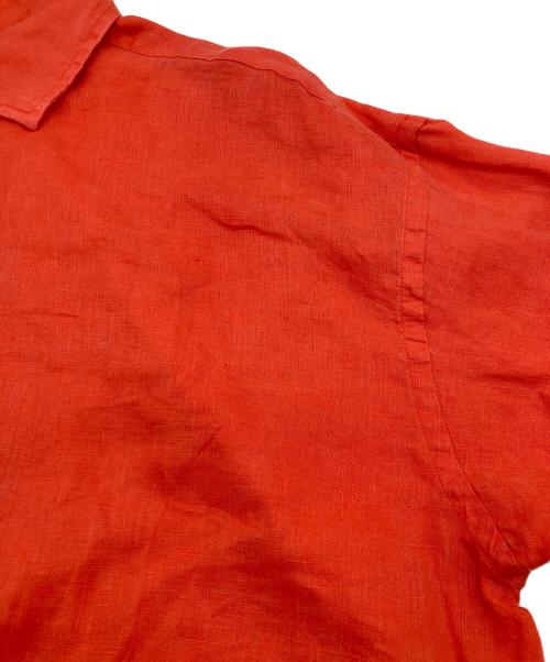 POLO RALPH LAUREN（ポロ・ラルフローレン）POLO RALPH LAUREN (ポロ・ラルフローレン) リネンシャツ レッド サイズ:14の古着・服飾アイテム