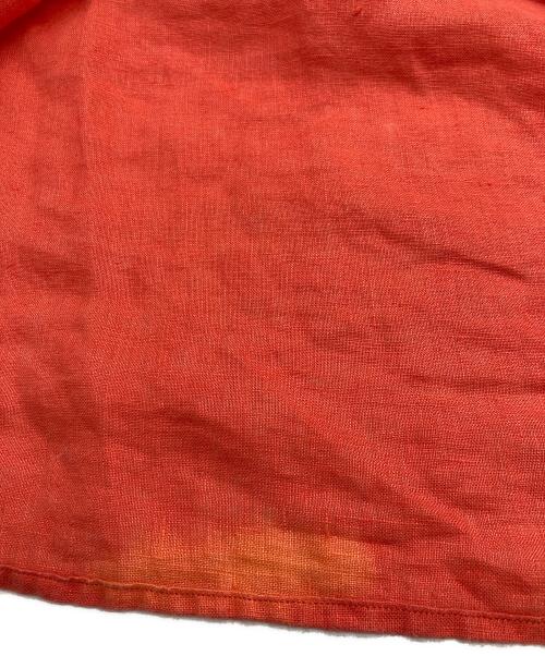POLO RALPH LAUREN（ポロ・ラルフローレン）POLO RALPH LAUREN (ポロ・ラルフローレン) リネンシャツ レッド サイズ:14の古着・服飾アイテム