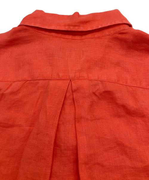 POLO RALPH LAUREN（ポロ・ラルフローレン）POLO RALPH LAUREN (ポロ・ラルフローレン) リネンシャツ レッド サイズ:14の古着・服飾アイテム