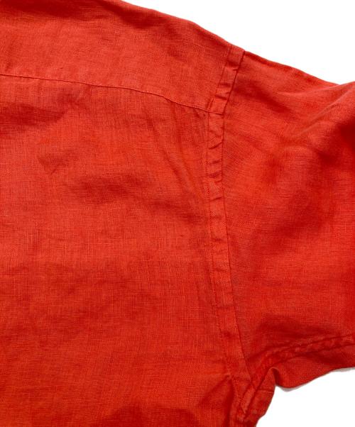 POLO RALPH LAUREN（ポロ・ラルフローレン）POLO RALPH LAUREN (ポロ・ラルフローレン) リネンシャツ レッド サイズ:14の古着・服飾アイテム