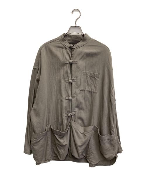 inn see（イン シー）inn see (イン シー) ガーデニングチャイナジャケット グレー サイズ:不明（記載無し）の古着・服飾アイテム