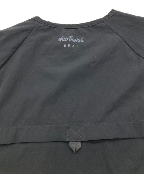 EKAL（エカル）EKAL (エカル) WILD THINGS (ワイルドシングス) ナイロンTシャツ ブラック サイズ:Mの古着・服飾アイテム