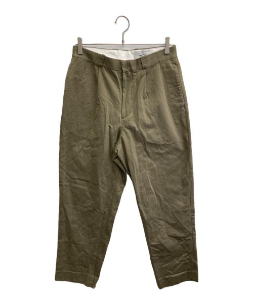 YAECA（ヤエカ）YAECA (ヤエカ) チノ タックテーパード グリーン サイズ:76cm (W30)の古着・服飾アイテム